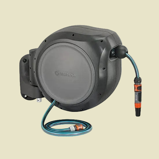 Retractable Hose Reel RollUp 75 ft. Auto retracting & ready-to-use