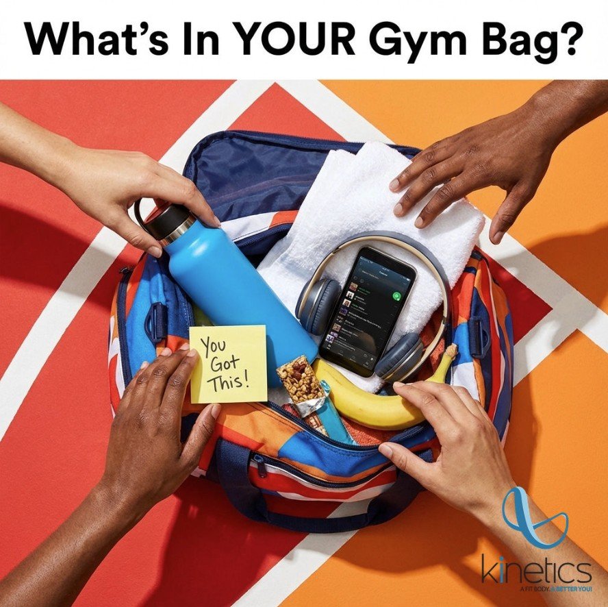 Kinetics Personal Training & Group Fitness logo featuring the tagline “A Fit Body. A Better You.” representing a results-driven fitness studio focused on strength, conditioning, and overall wellness.