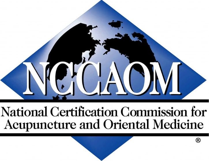 NCCAOM certification displayed to represent national board certification in acupuncture and Oriental medicine, demonstrating professional excellence, safety standards, and clinical expertise at Medical Acupuncture & Nutrition.