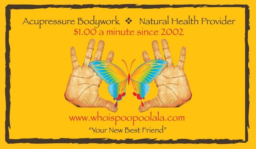 Who Is Poo Poo La La mobile wellness service providing on-the-go massage, holistic body care, and relaxation experiences for clients seeking convenient, stress-relieving self-care services.