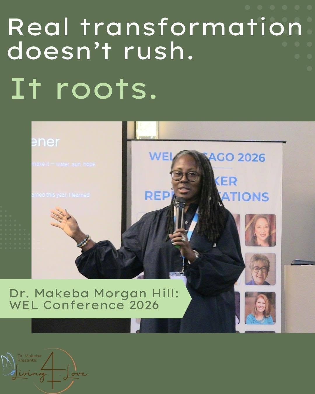 Dr. Makeba Morgan Hill Speaking at WEL Conference 2026 – Dr. Makeba and Friends Healing Hands