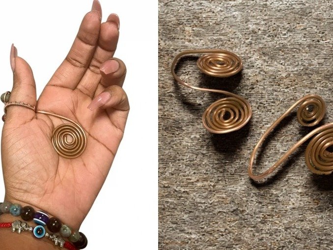 Handmade Copper Wire Wrap Rings – Choke Ah Bead Metaphysical Store Stockbridge GA