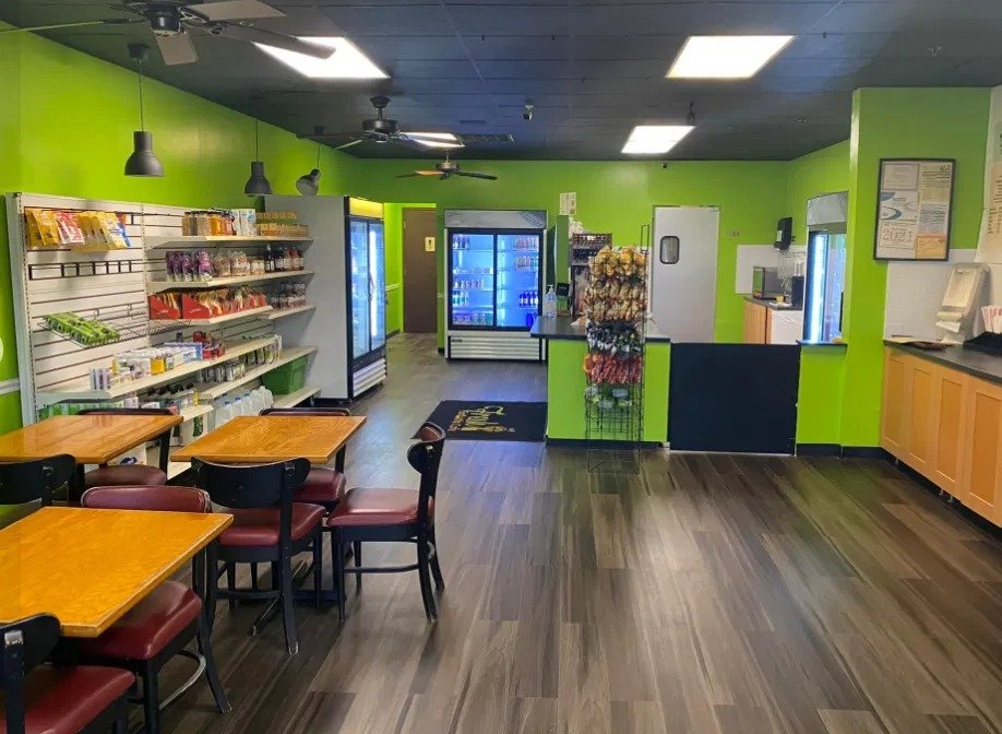 Interior Dining Area and Health Market – Fresh Smoothie Cafe Jonesboro GA
