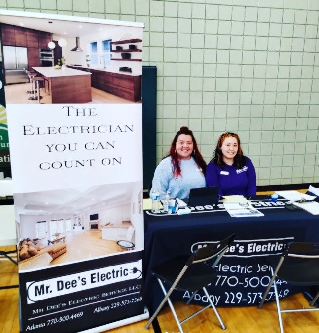 Mr. Dees Electric Team at Community Vendor Event – Mr. Dees Electric Service LLC Atlanta GA