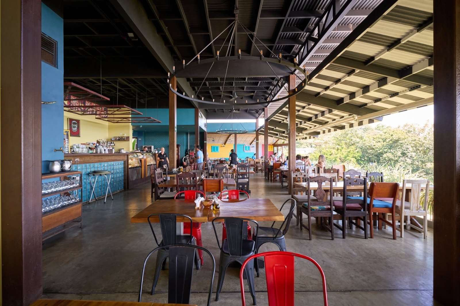 Open Air Dining Room with Ocean and Jungle Views – Emilios Cafe Manuel Antonio Costa Rica
