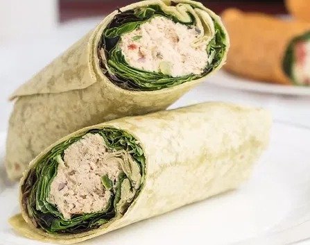 Wrap with Spinach and Mixed Greens – Fresh Smoothie Cafe